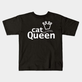 Cat Queen Whiskers Kids T-Shirt